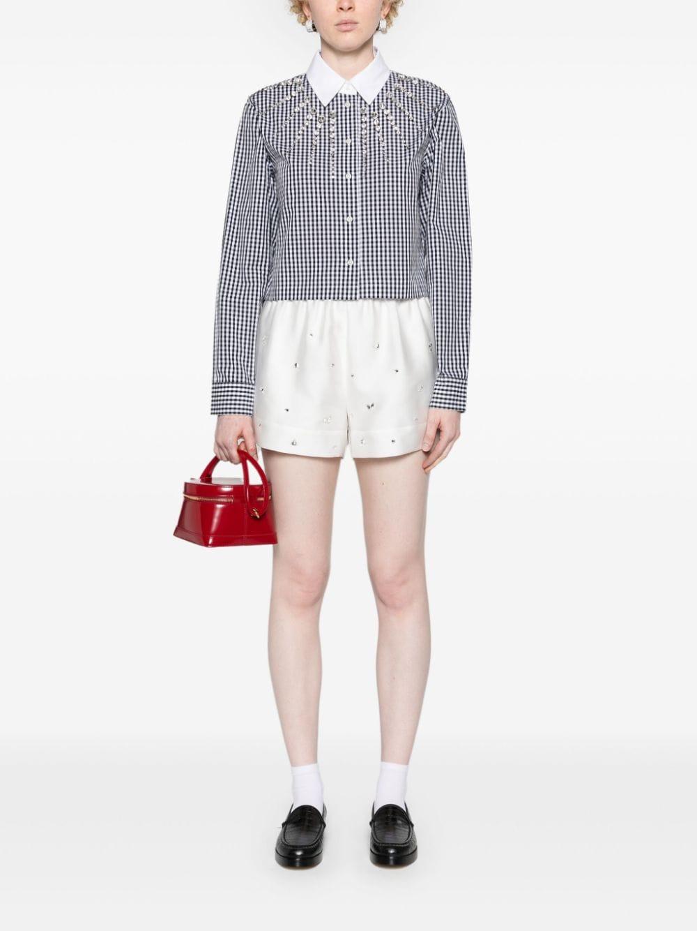 Rockfall gingham-check cotton shirt 