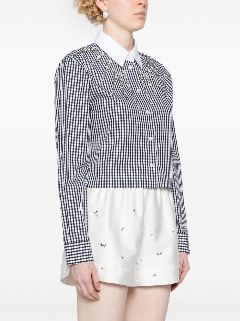 Rockfall gingham-check cotton shirt 