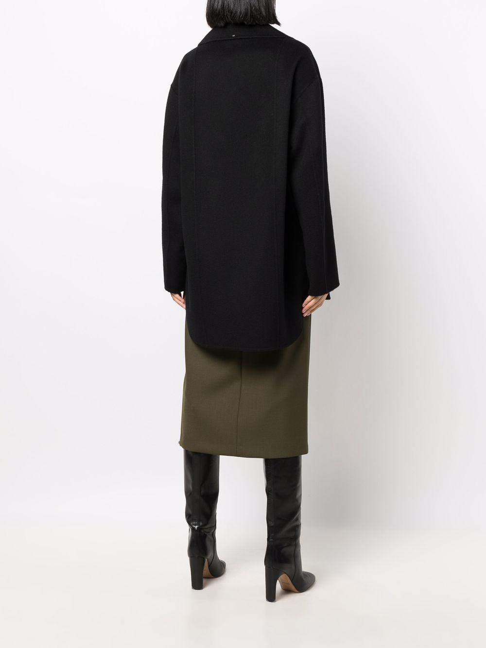 double-breasted cashmere coat