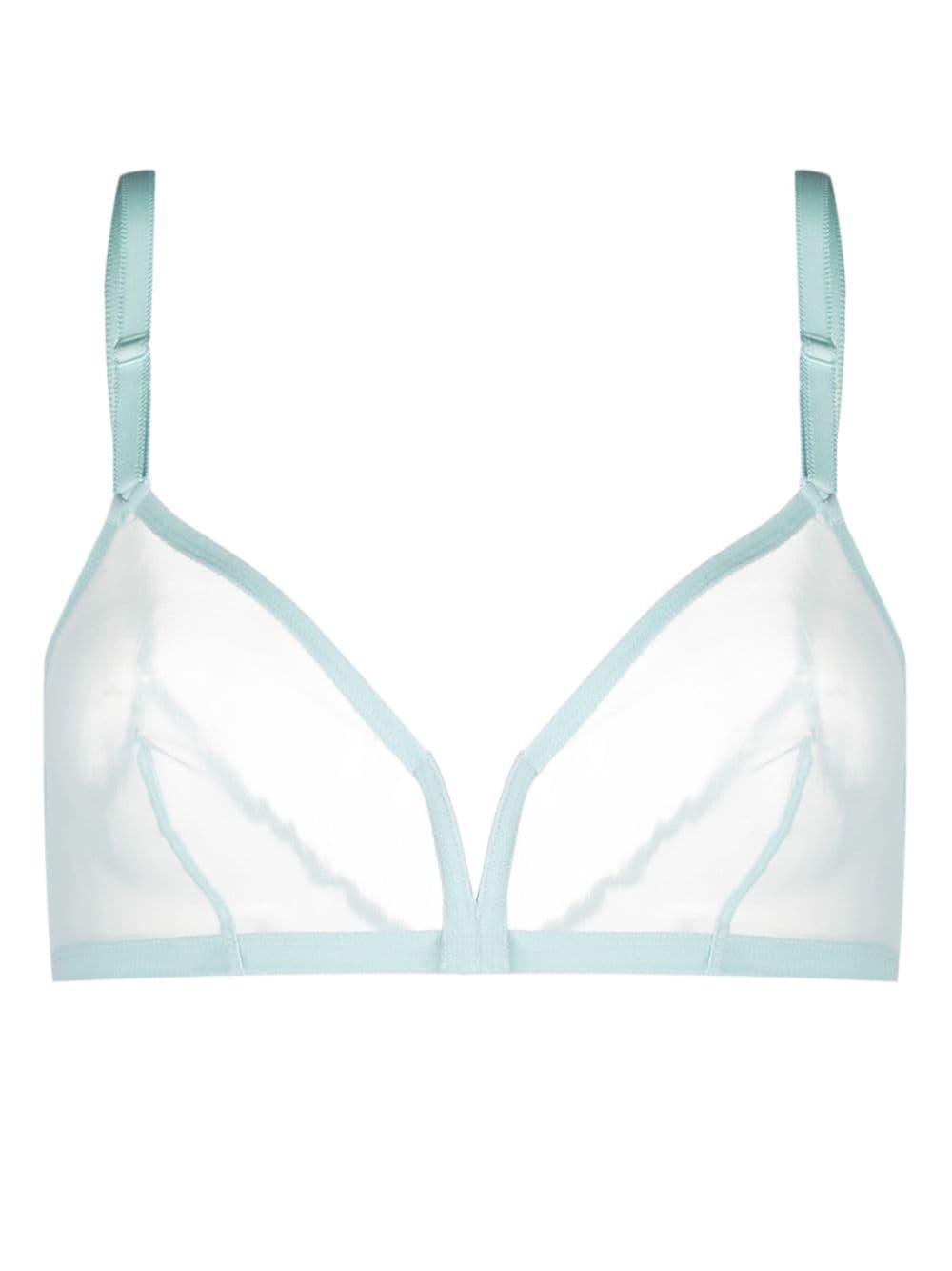 Providence mesh triangle-cup bra