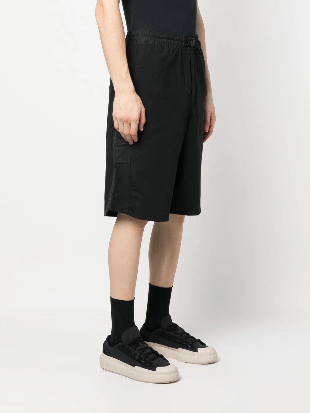 drawstring bermuda shorts