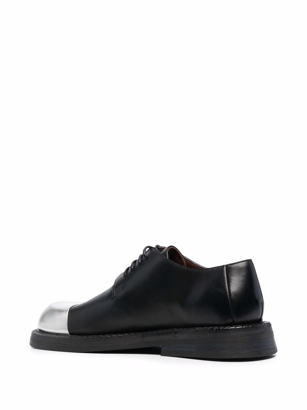 contrast-toecap lace-up shoes