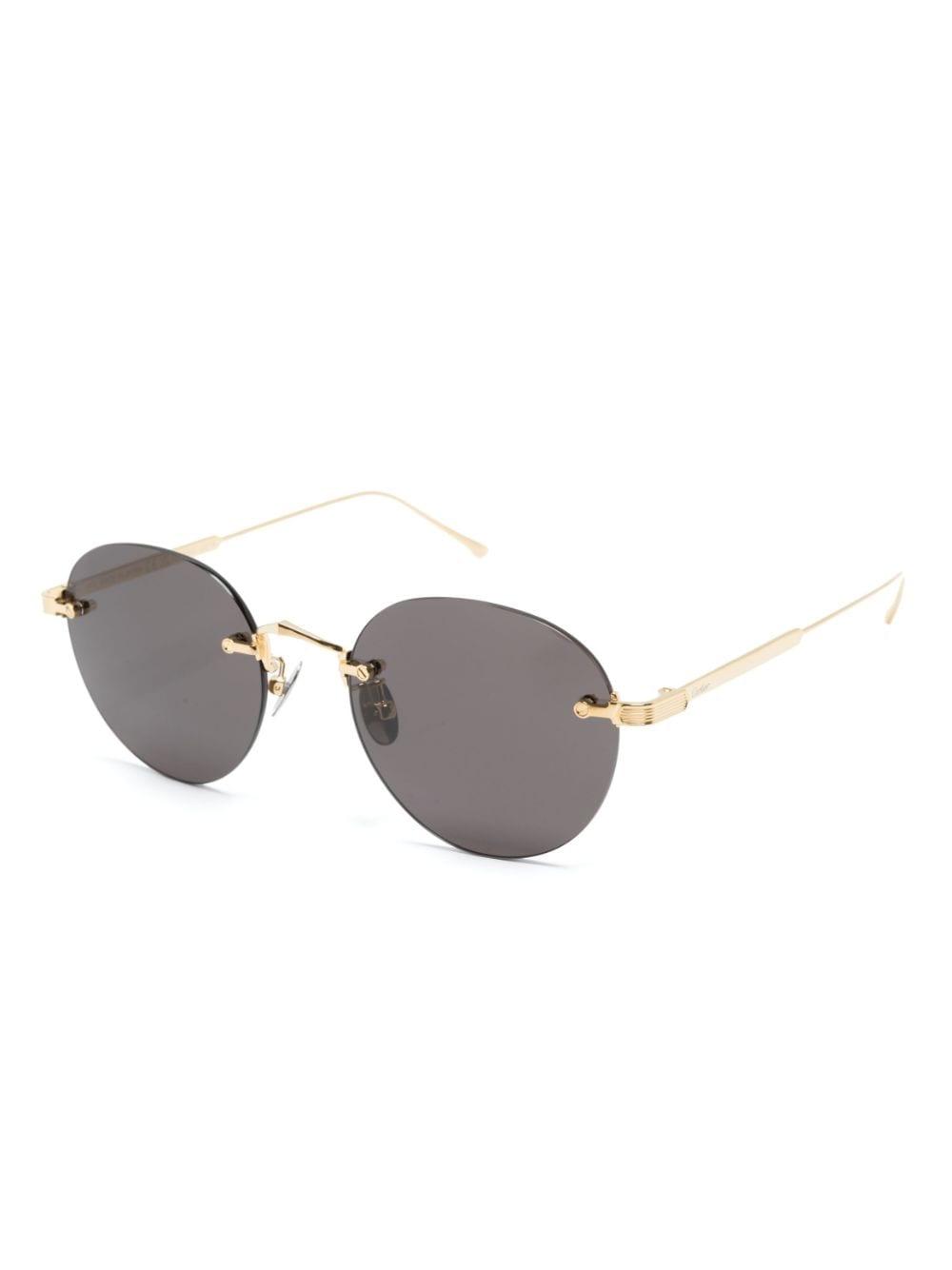 Panthère de Cartier round-frame sunglasses