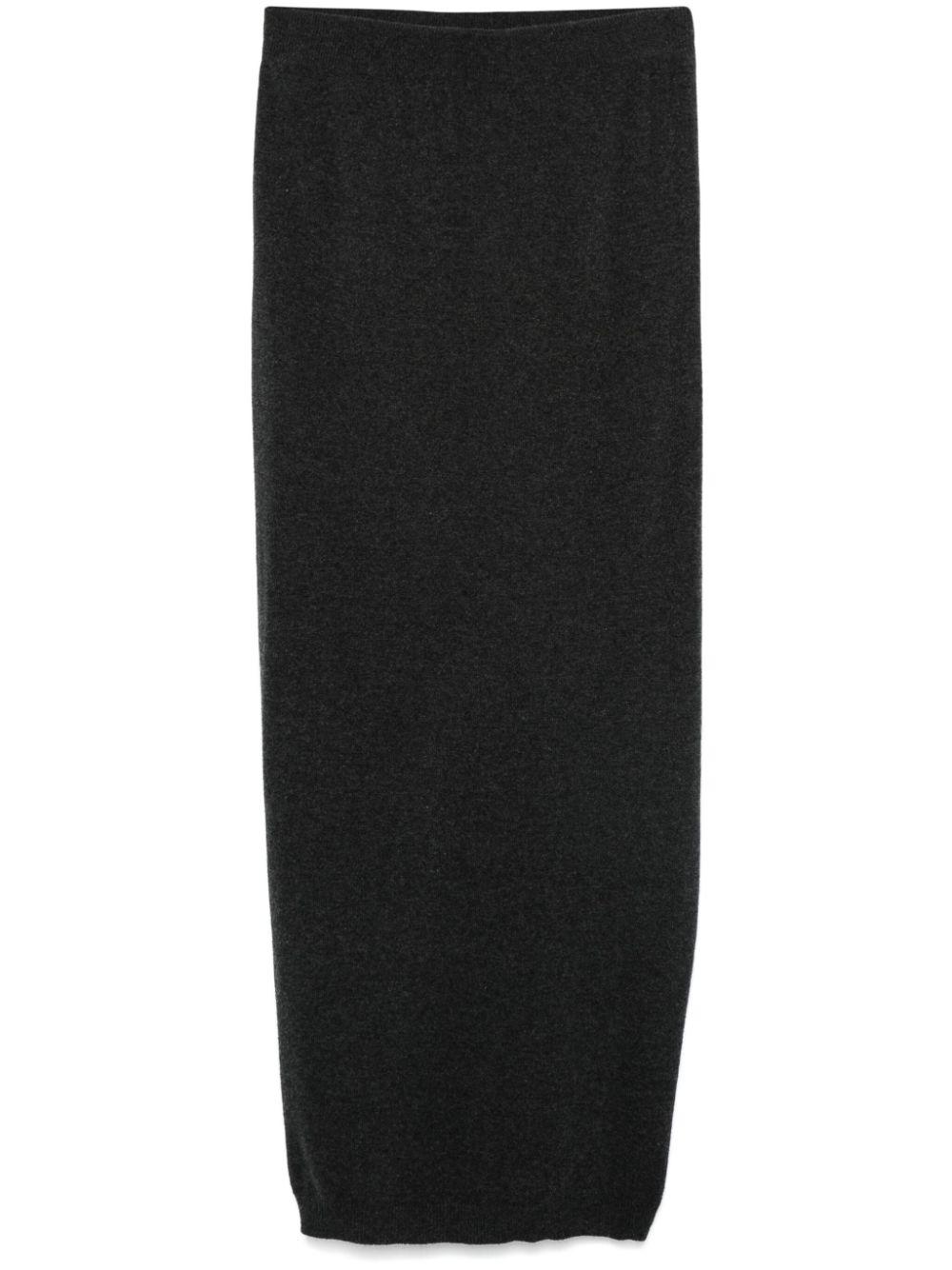 slit-detail skirt