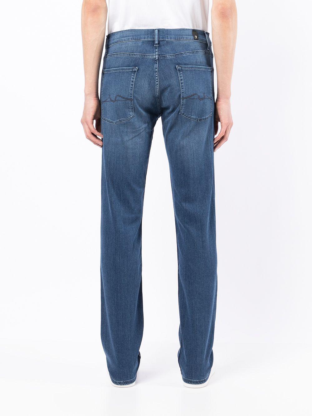 Standard straight-leg jeans