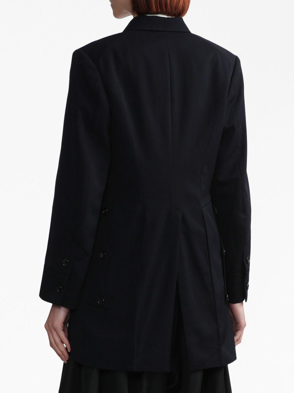 peak-lapels double-breasted blazer 