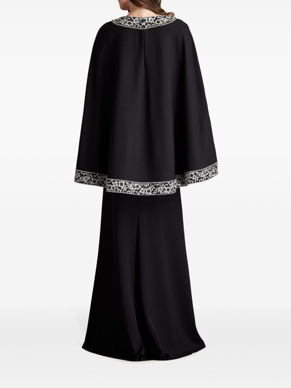 Bian cape gown