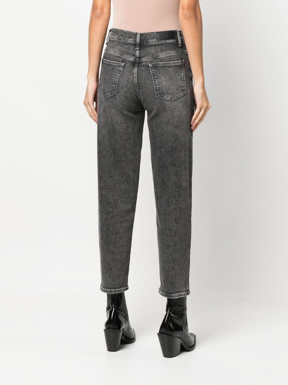 mid-rise cropped jeans