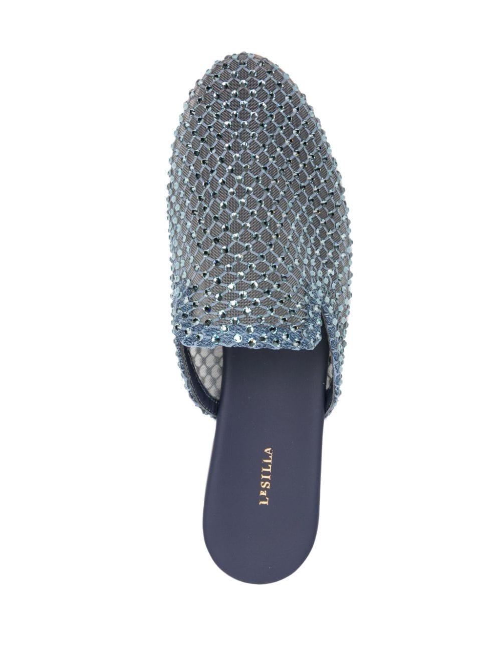 Gilda crystal-embellished mules