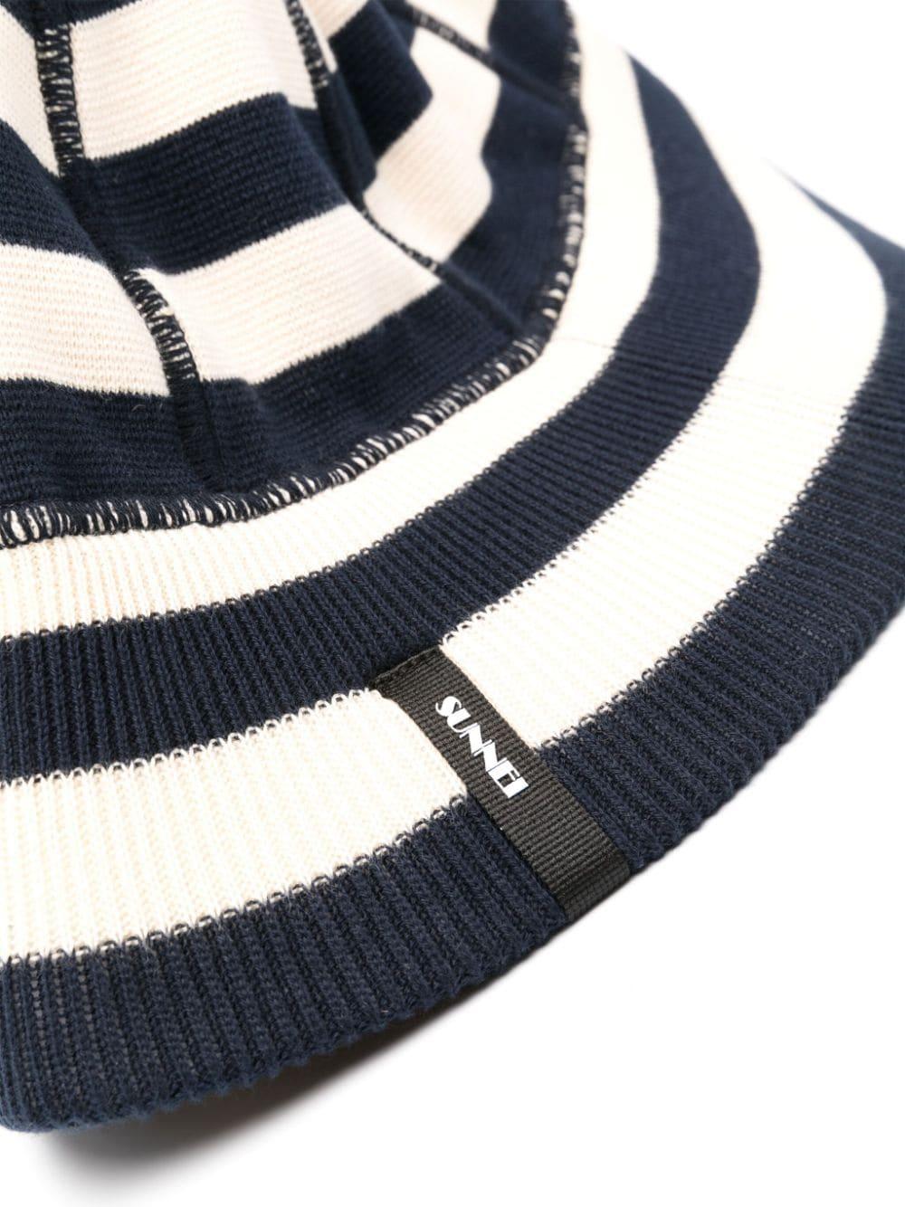 Magliaunita striped bucket hat