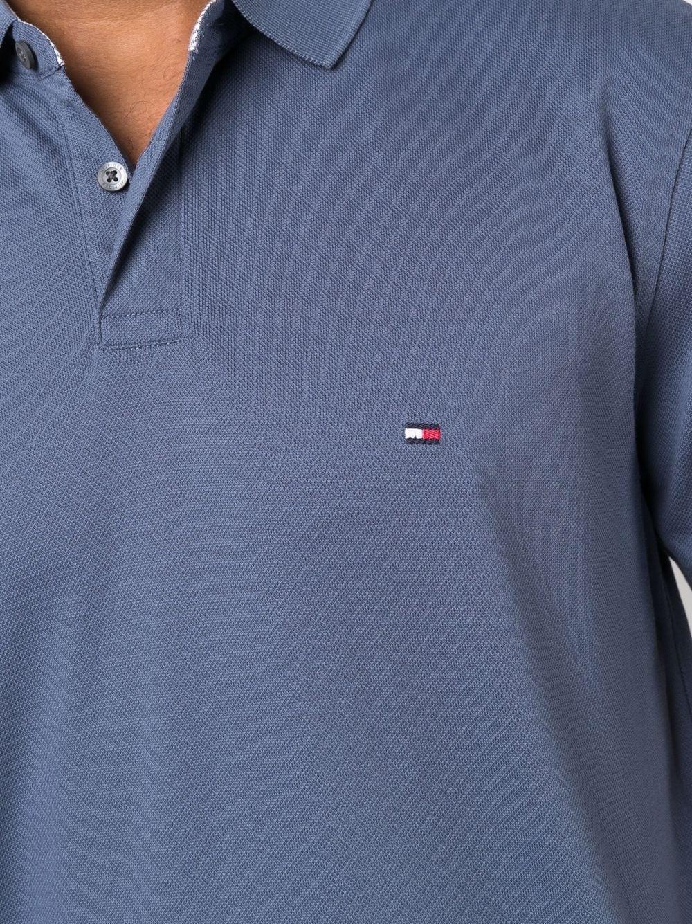 embroidered logo polo shirt