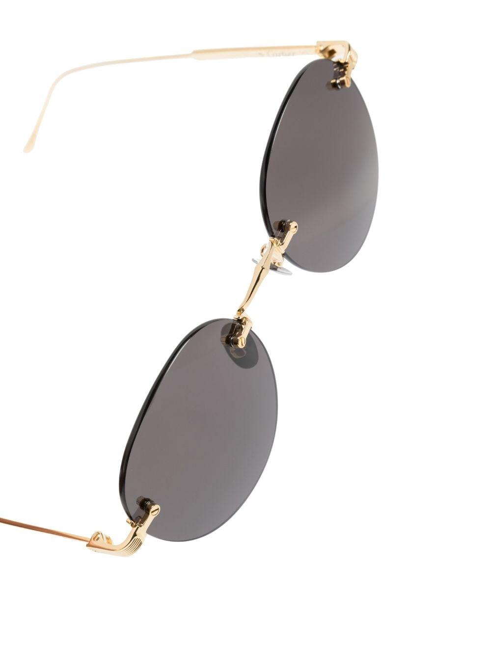 Panthère de Cartier round-frame sunglasses