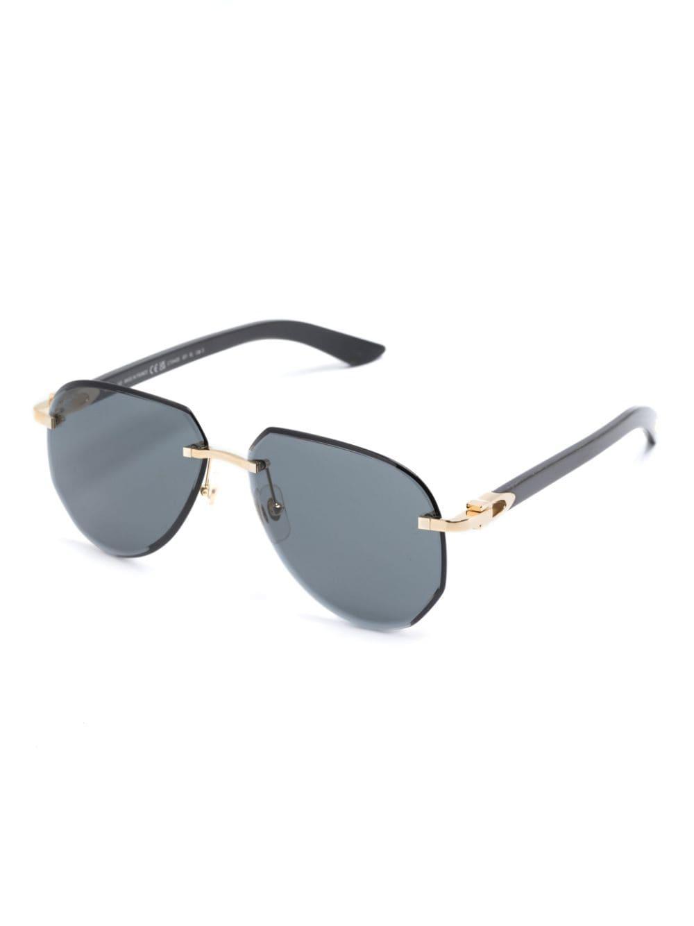 C Decor pilot-frame sunglasses