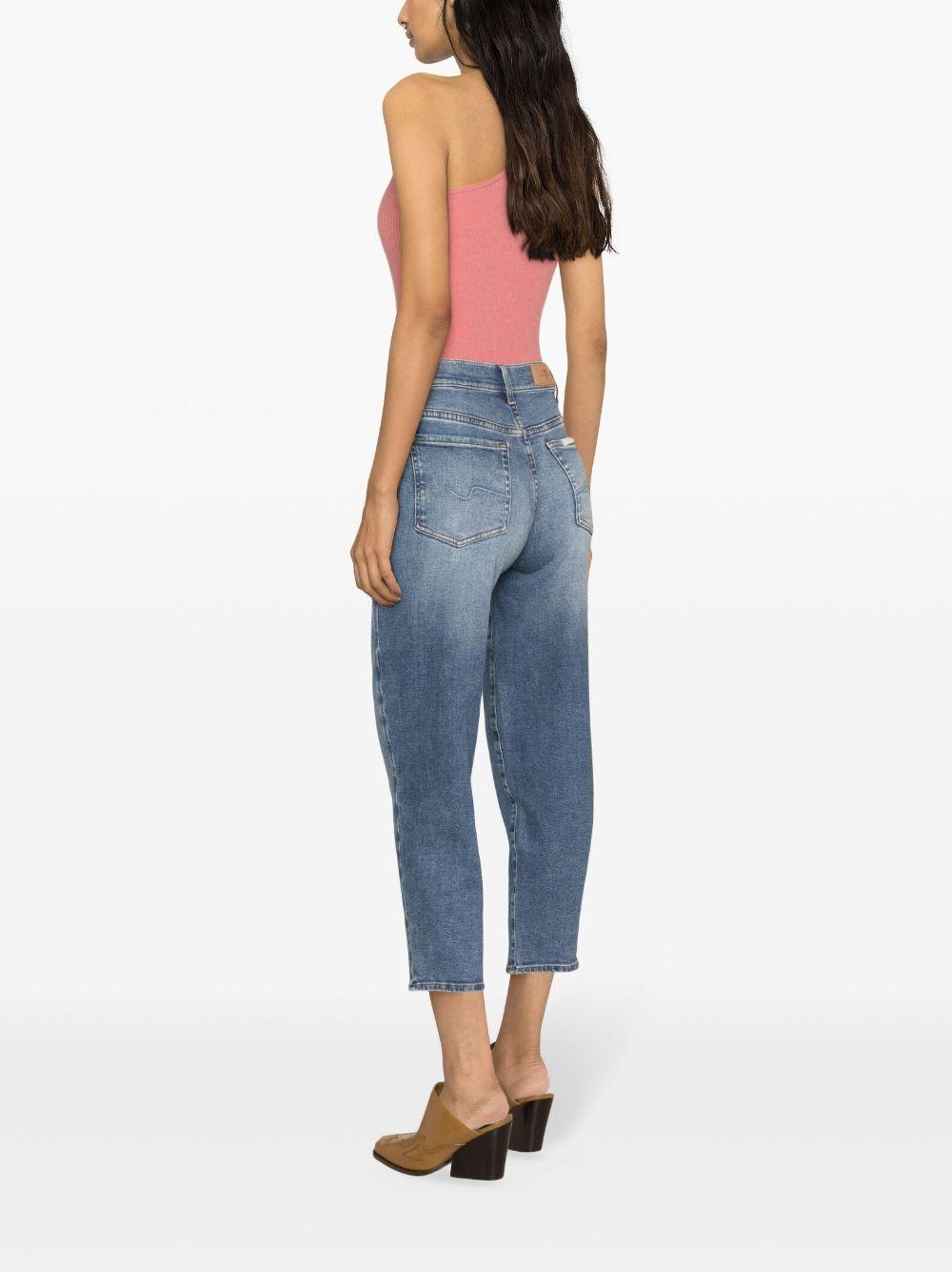 Malia high-rise cropped jeans