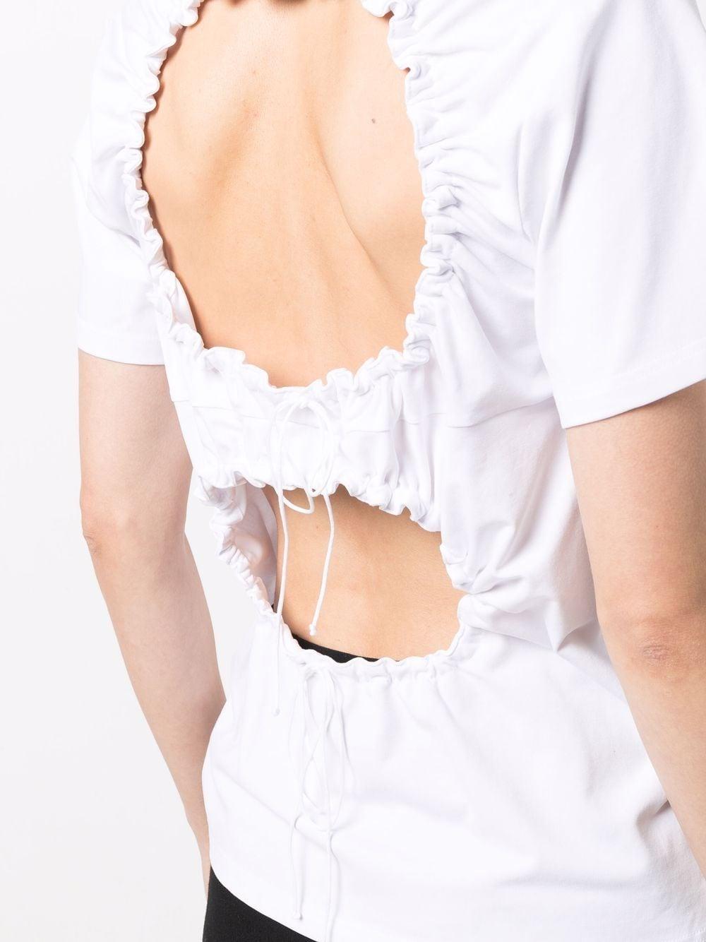 cutout-back T-shirt