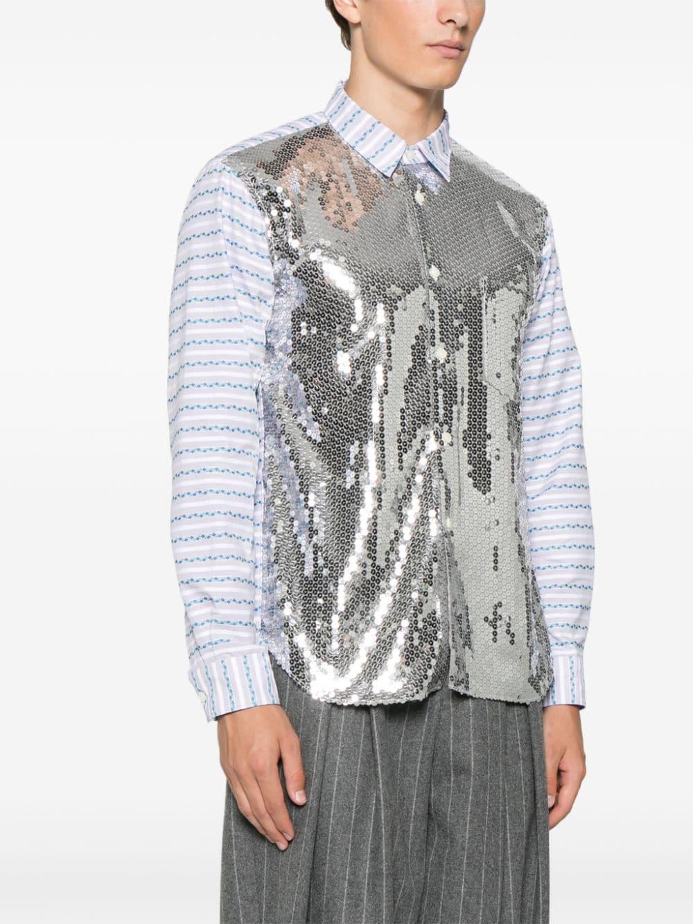 sequin-embellished shirt