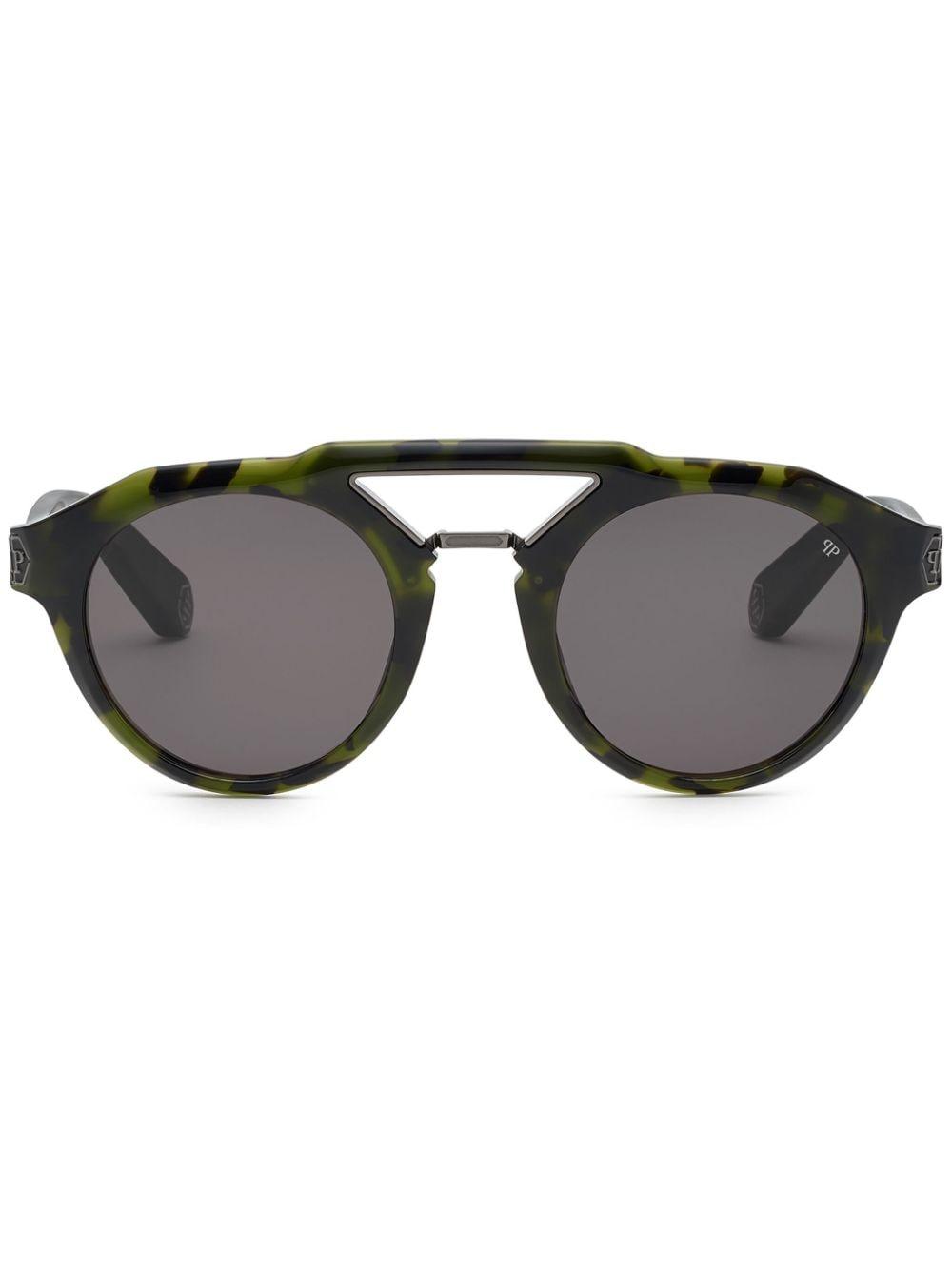 Brave round-frame sunglasses