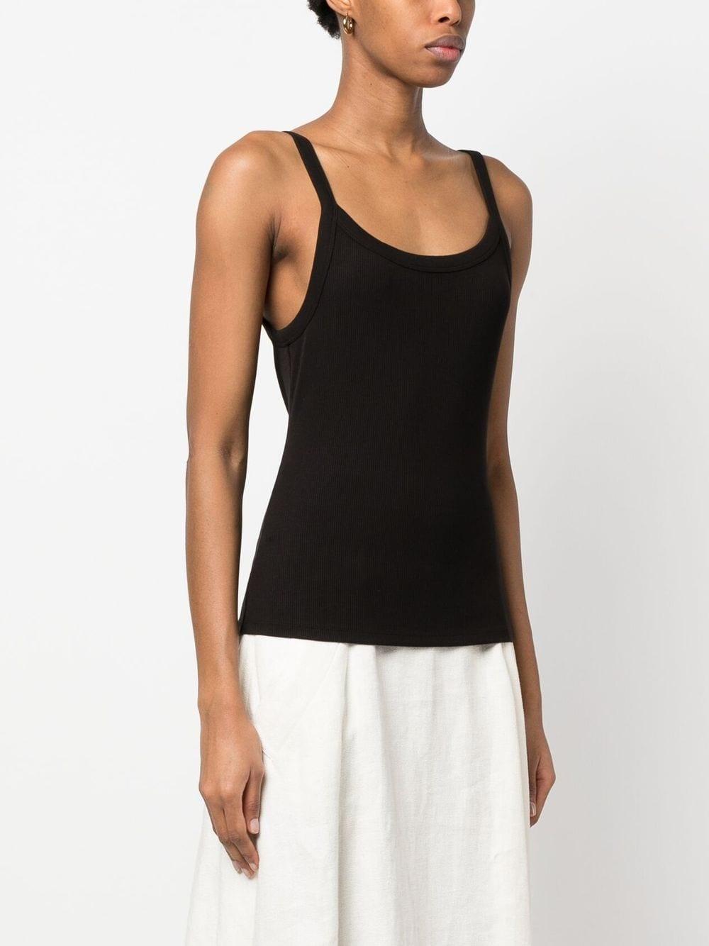 rib-knit tank top