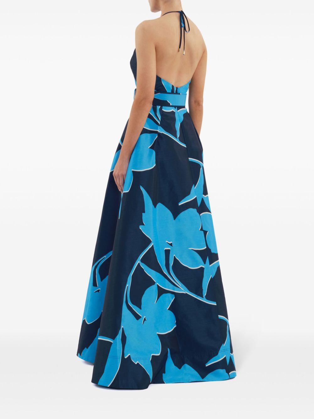 Azzurra belted gown