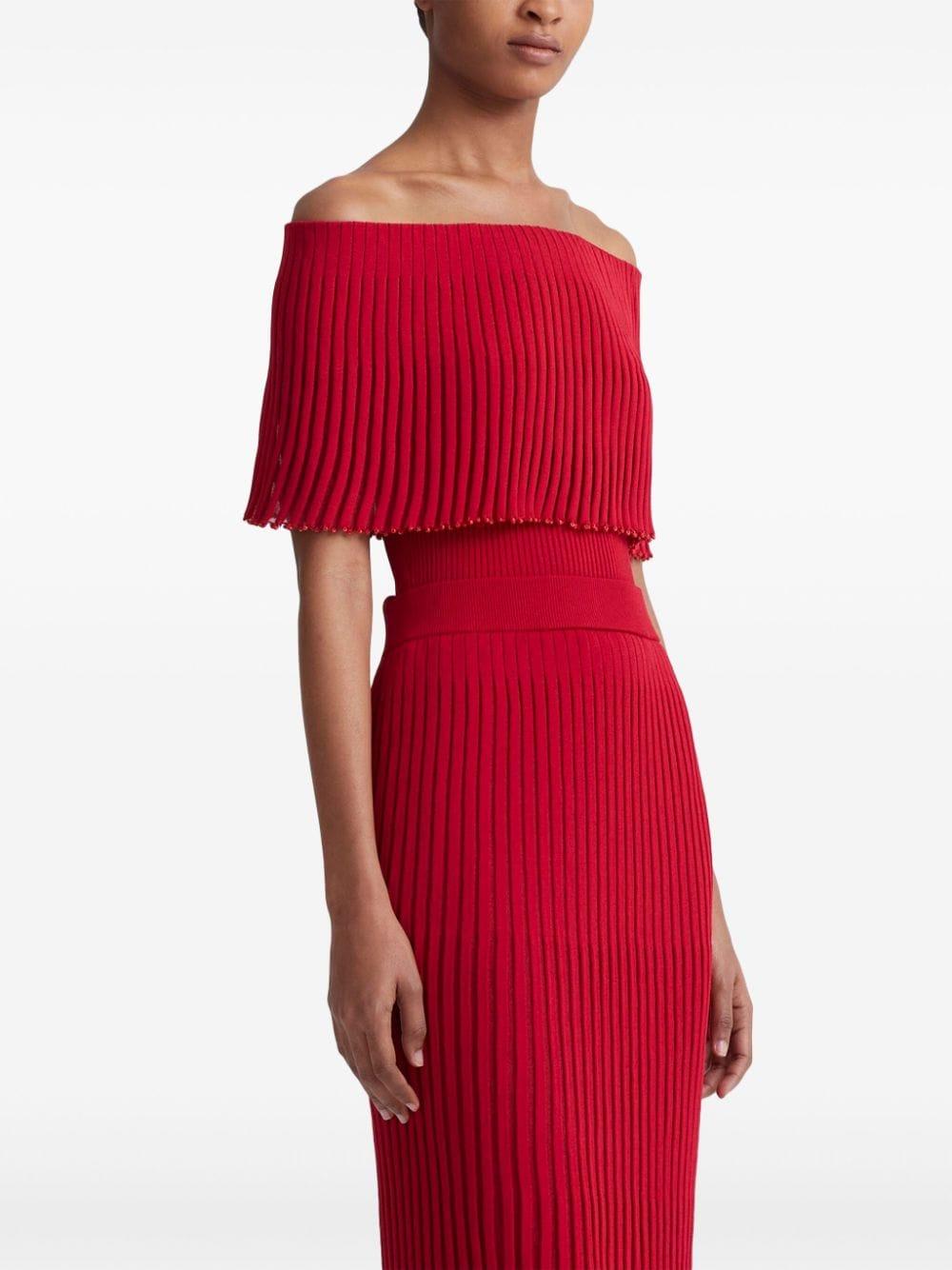 Pascale pleated top