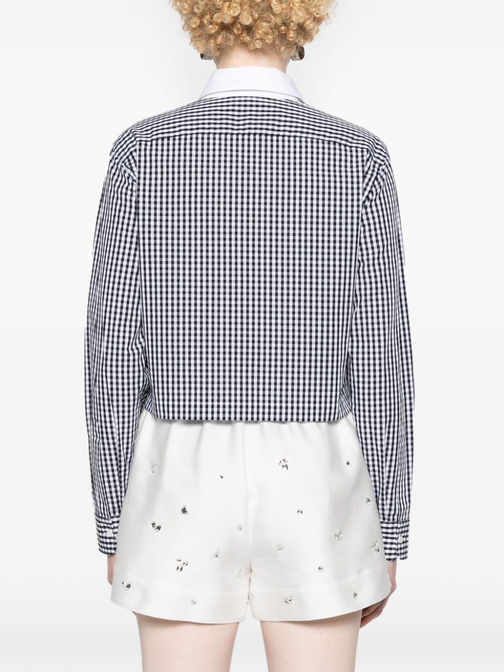 Rockfall gingham-check cotton shirt 