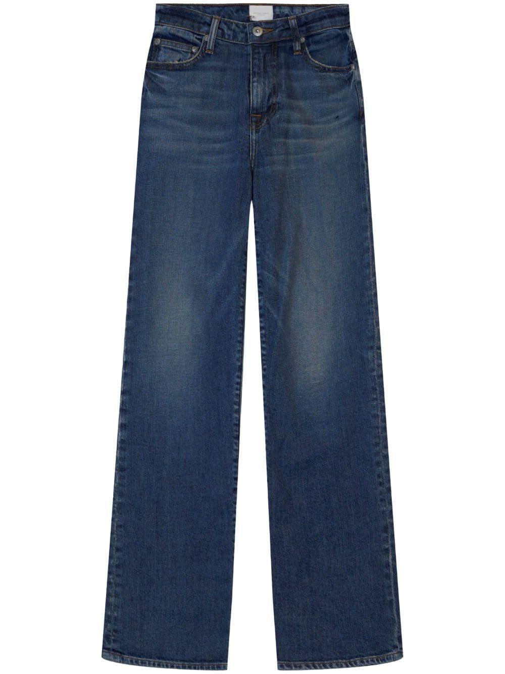 Liam high-waisted straight-leg jeans