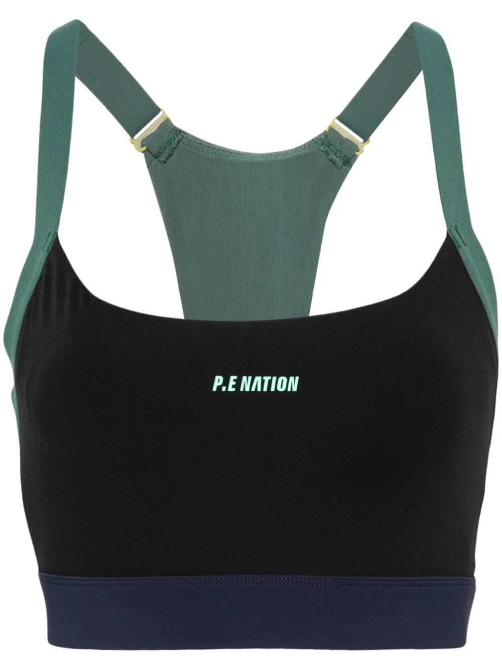 Takeover racerback sports bra