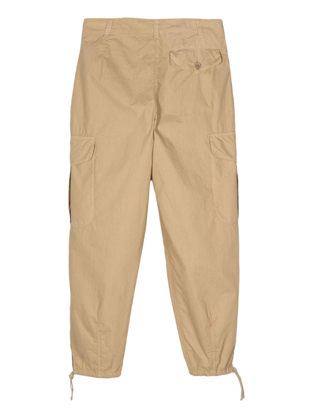 tapered-leg cargo trousers