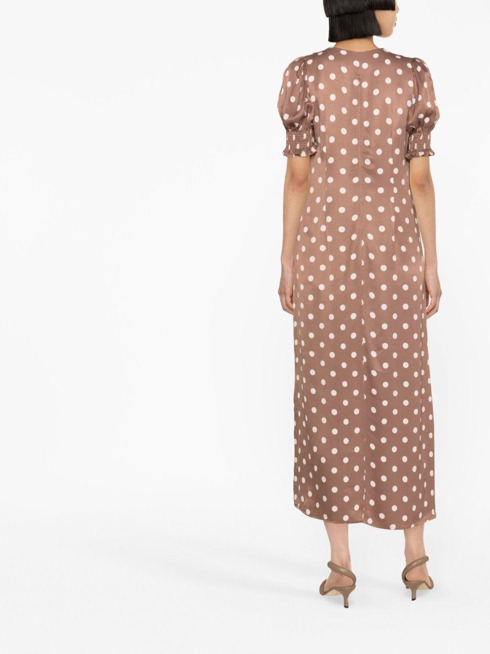 Bella polka-dot dress