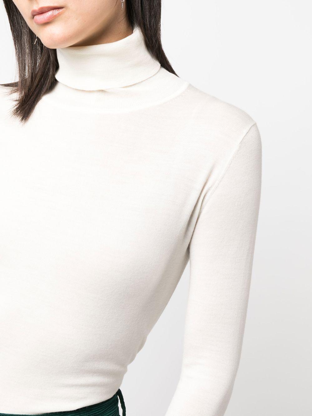 roll-neck virgin-wool jumper