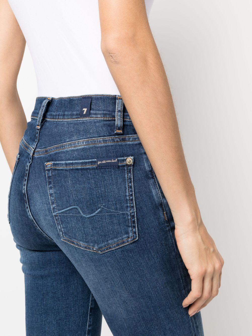 straight-leg cropped jeans