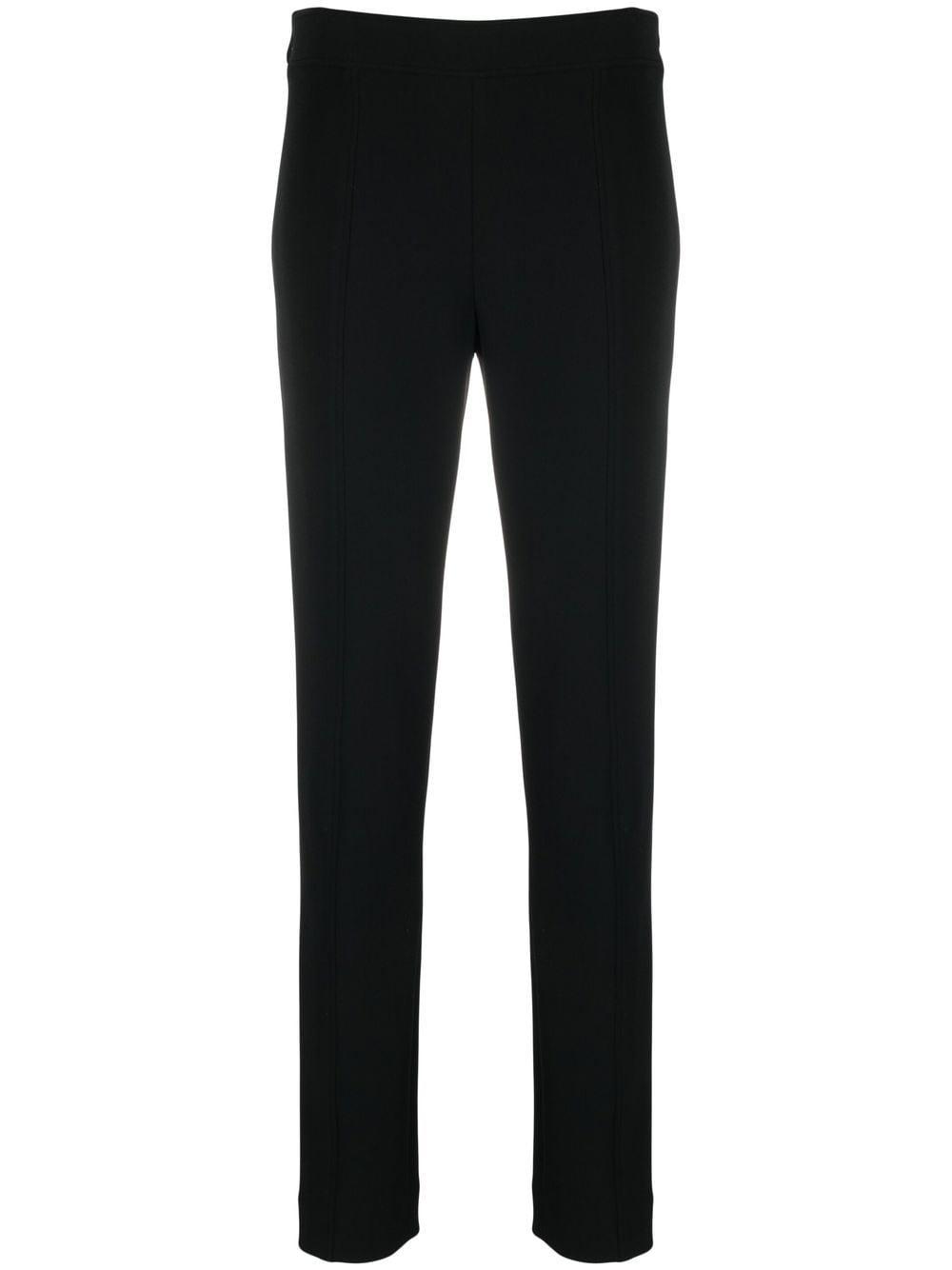 bi-stretch crepe slim trousers