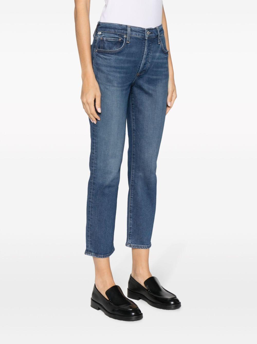 slim-cut cropped-leg jeans