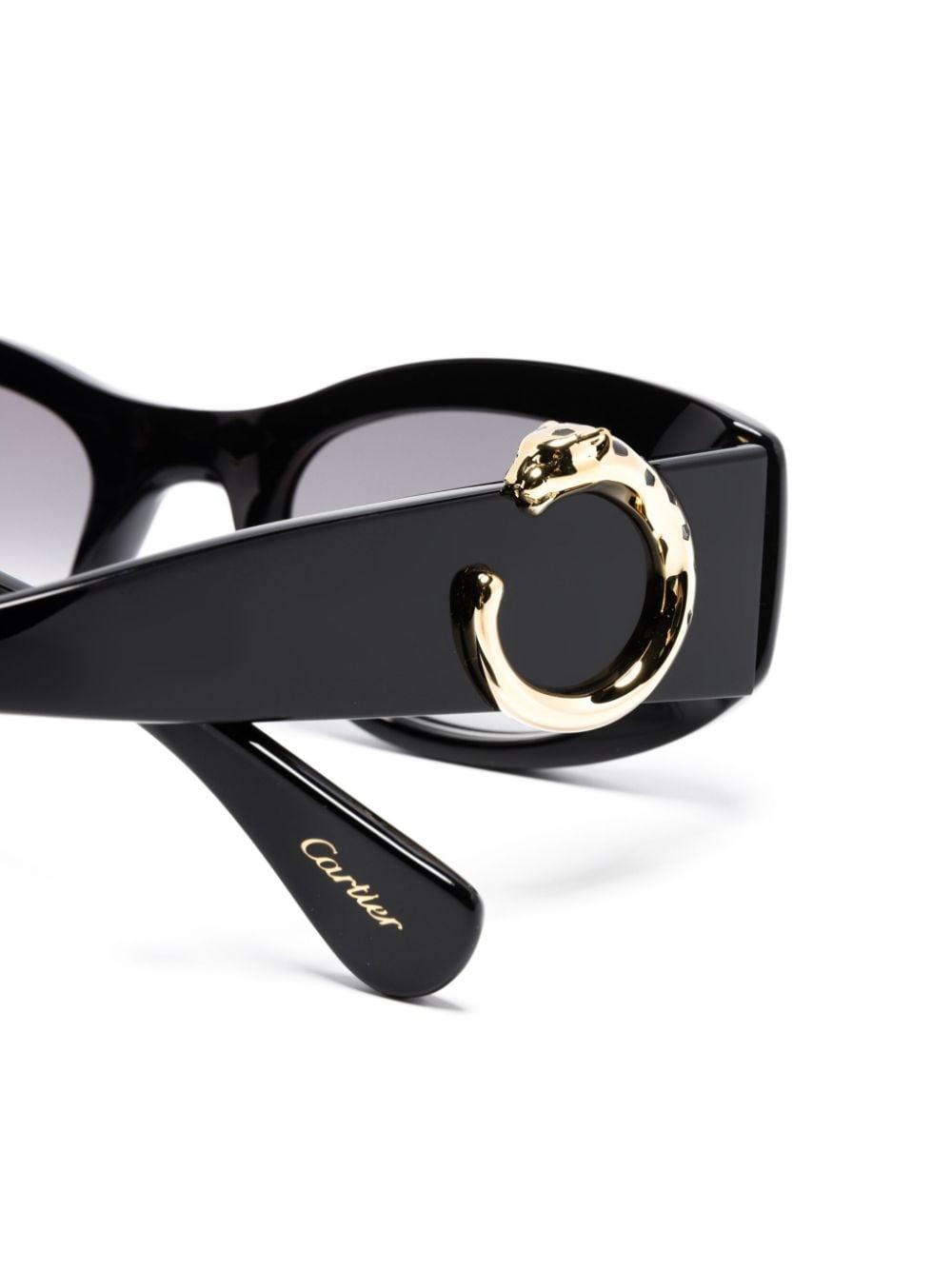 Panther C rectangle-frame sunglasses