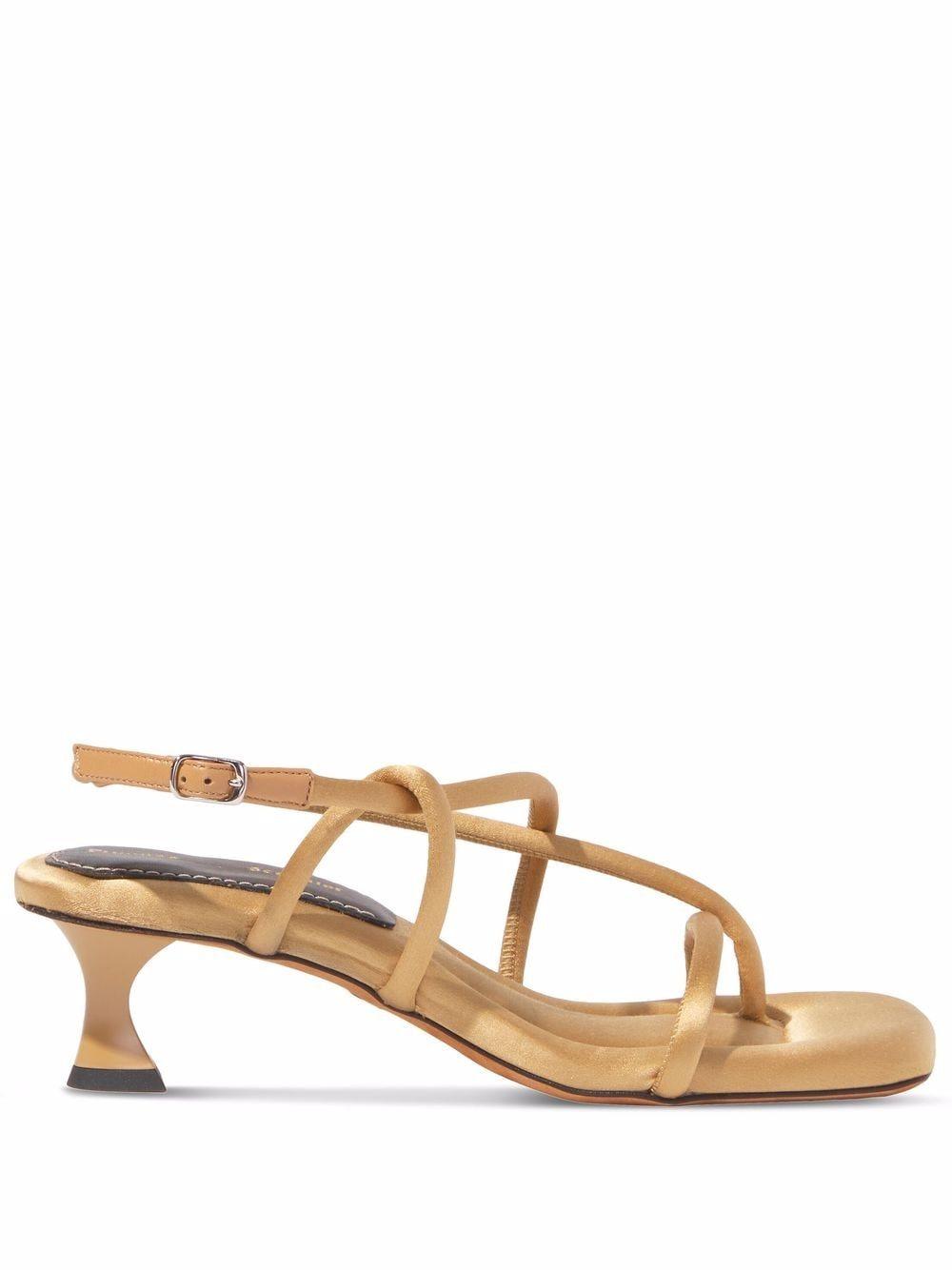 Square Strappy 50mm sandals