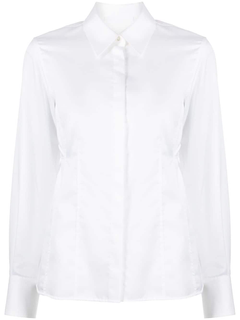 slash silk shirt 