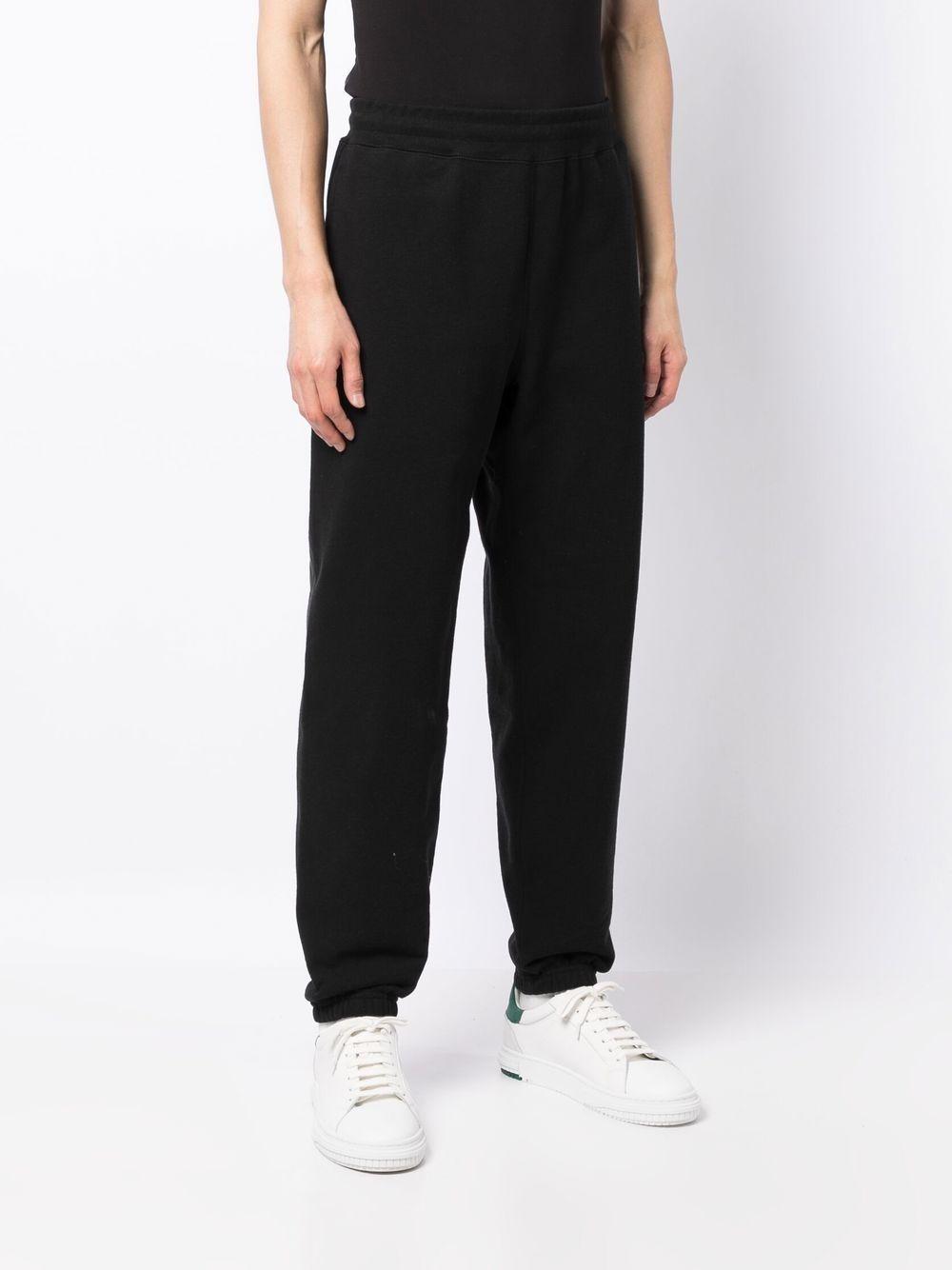 straight-leg cotton track pants