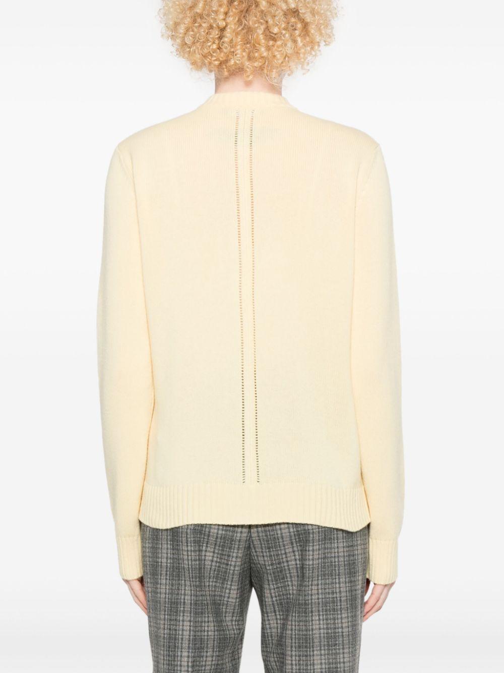 perforated-detail cardigan