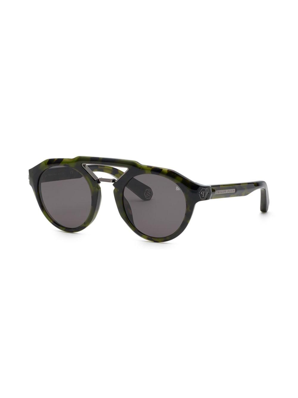 Brave round-frame sunglasses