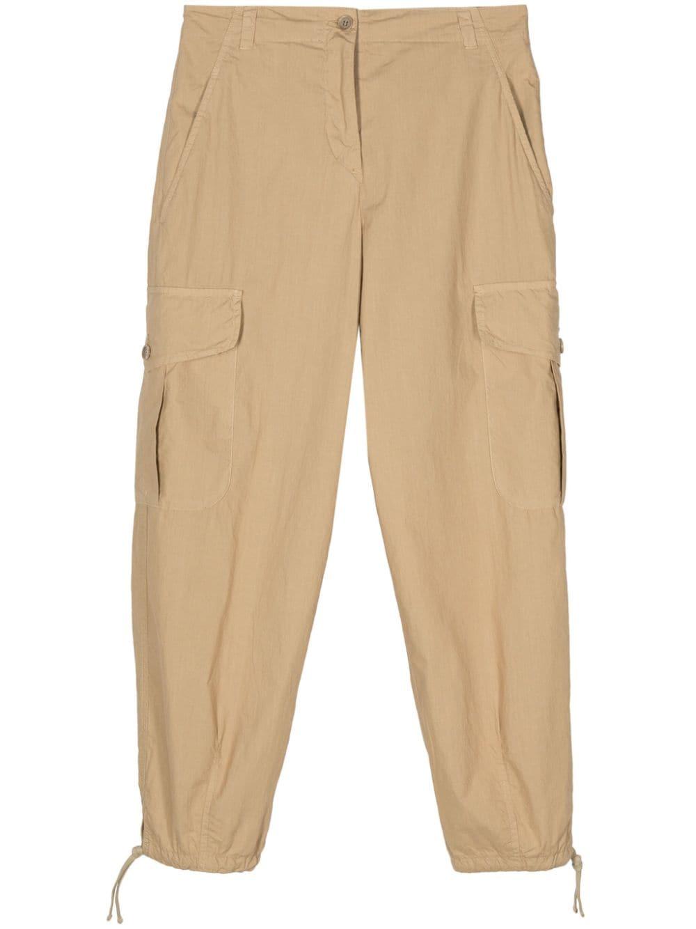 tapered-leg cargo trousers