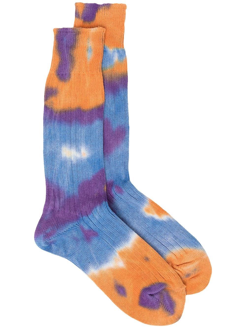 tie-dye ankle socks 