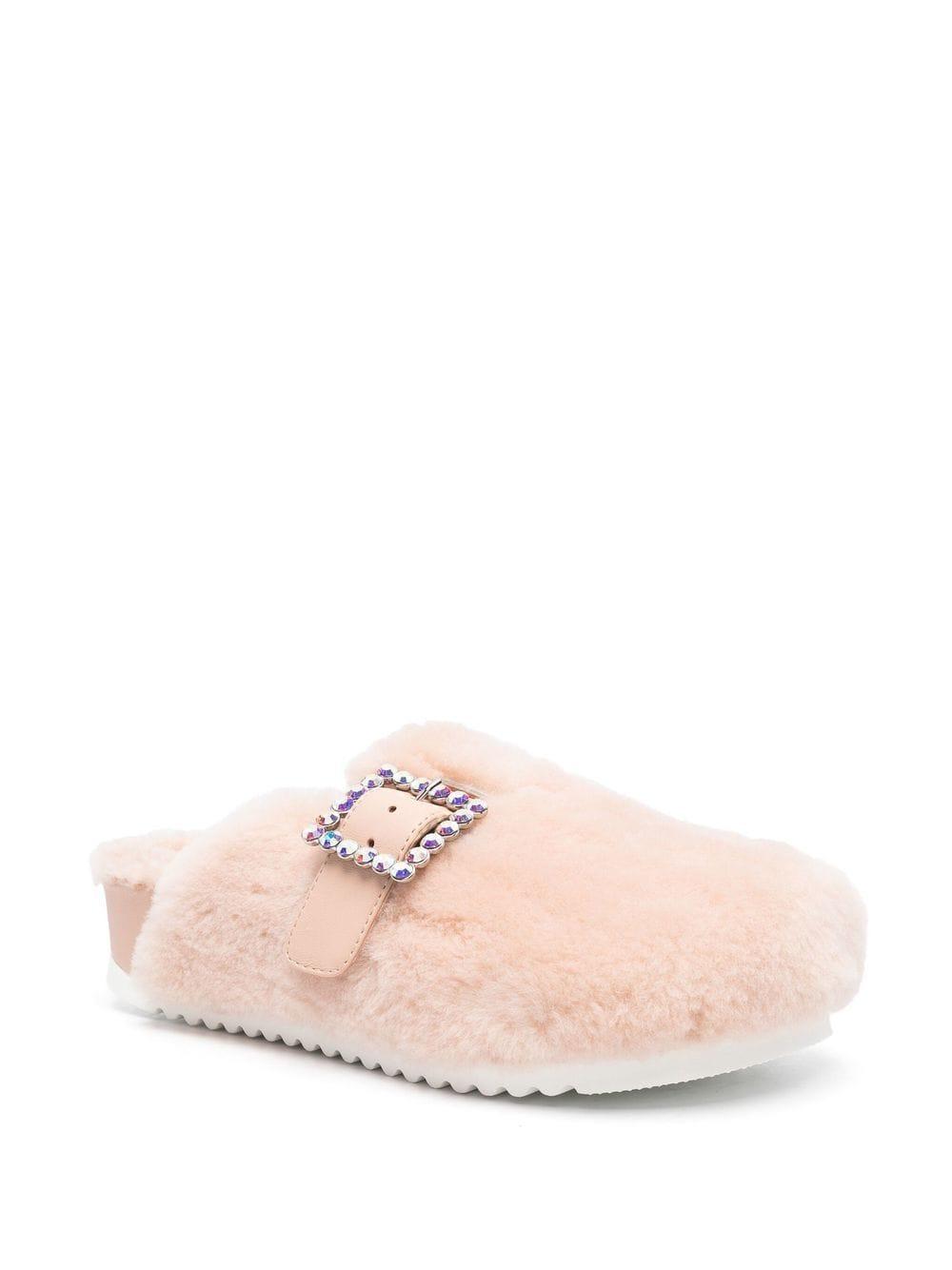 Rita buckle-embellished slipper