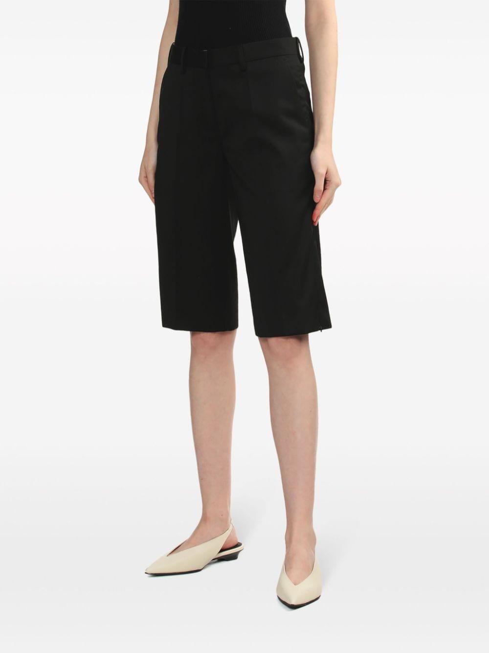 pleat-detail tailored shorts