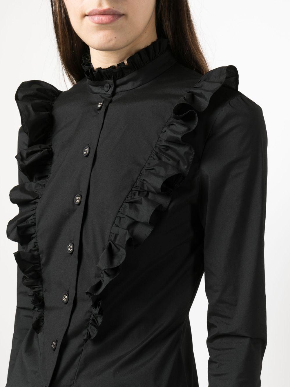 ruffled poplin shirt