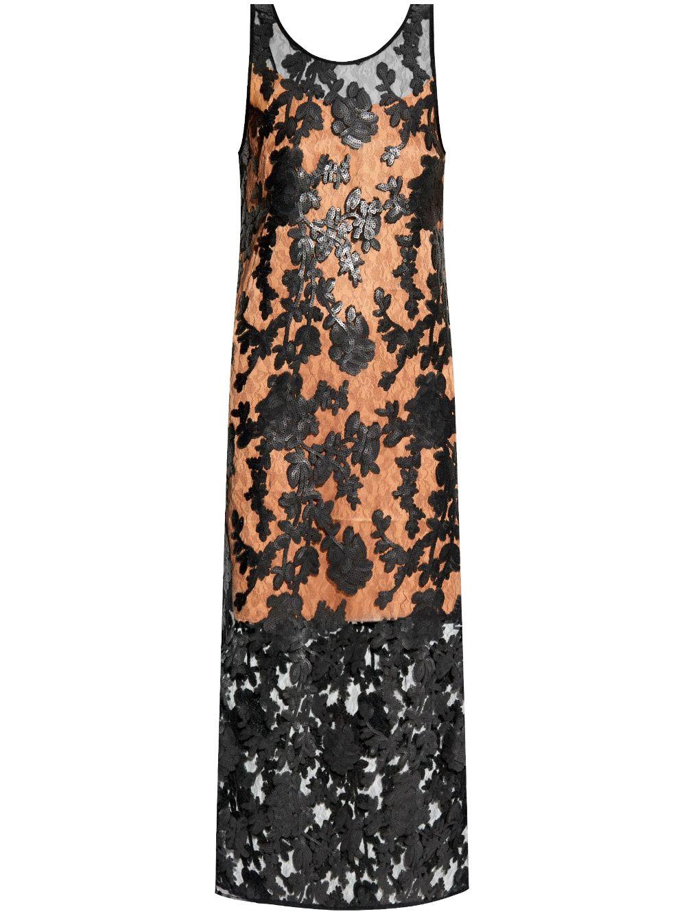 sequin-embellished dress