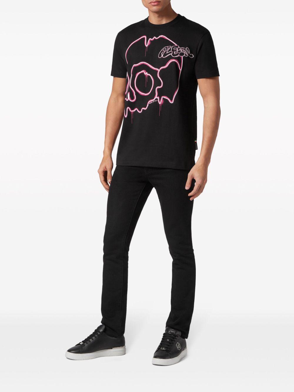 Dripping Skull cotton T-shirt