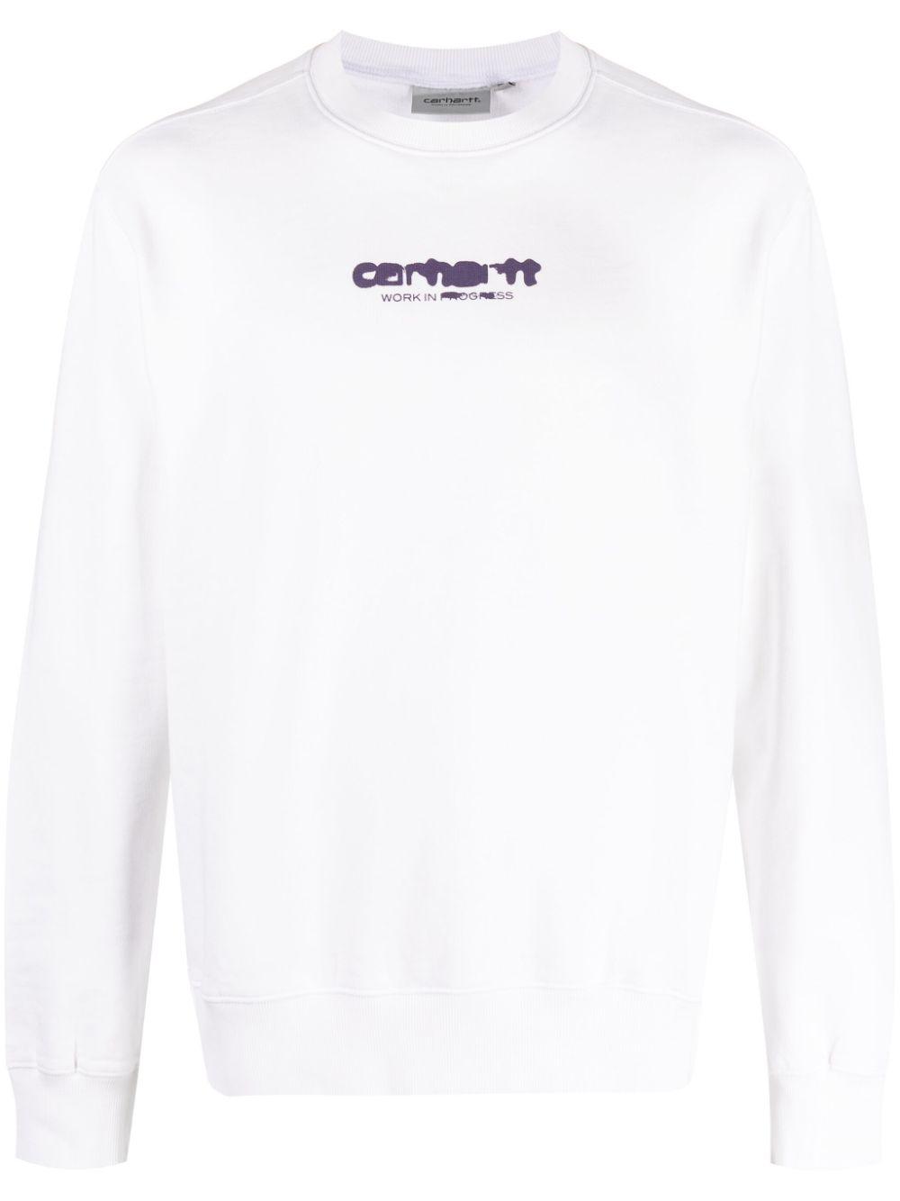 Ink Bleed cotton sweatshirt