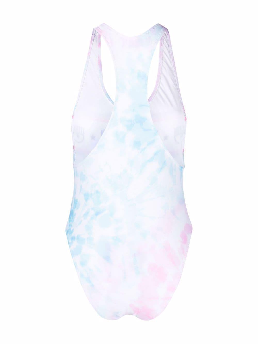 tie-dye racer-back one-piece 