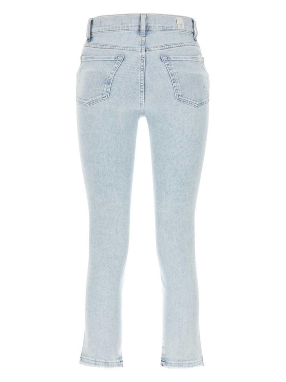 straight-leg cropped jeans 