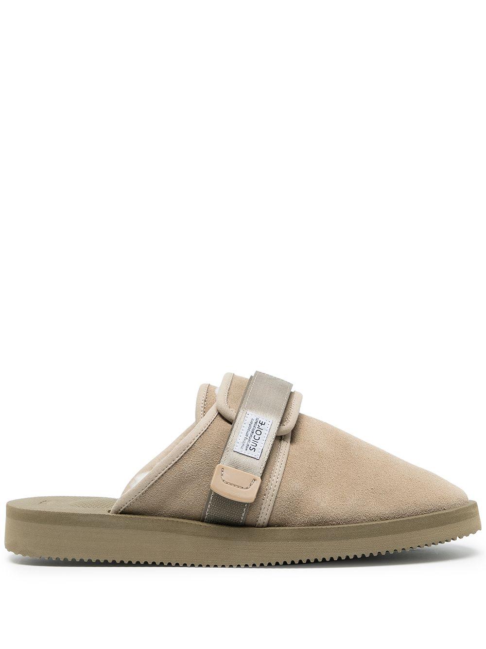 ZAVO-Mab shearling-lined slippers